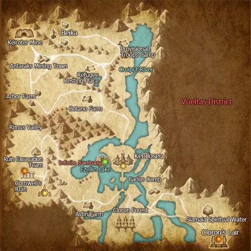 Map of Erina