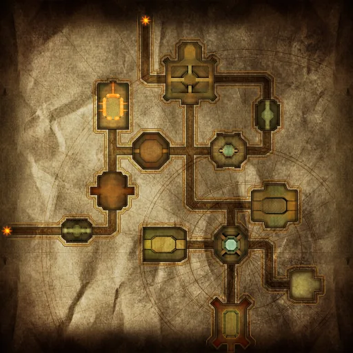Map of Cloron's Lair