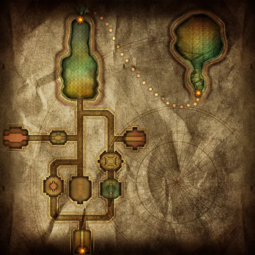 Map of Cloron's Lair