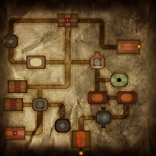 Map of Fantasma's Lair