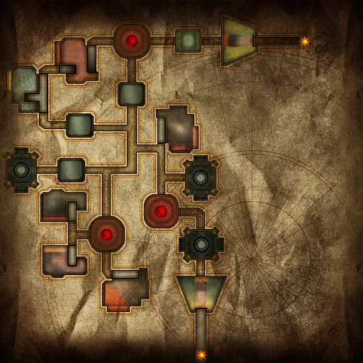 Map of Fantasma's Lair