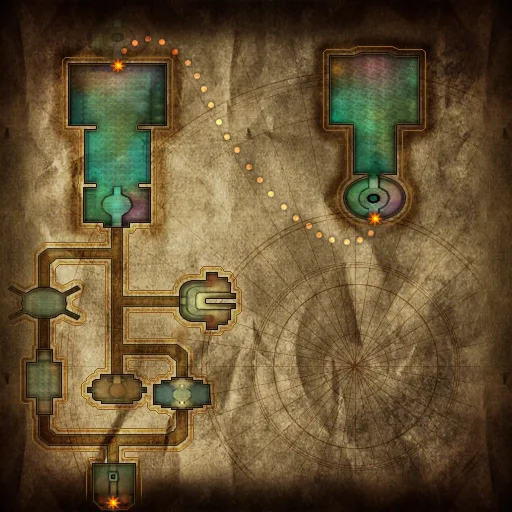 Map of Fantasma's Lair