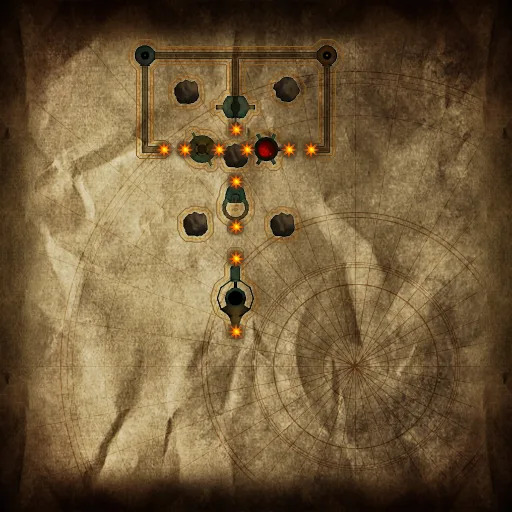Map of Ruber Chaos