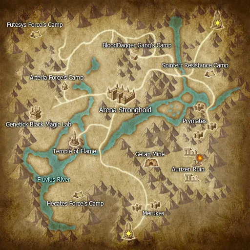 Map of Adeurian