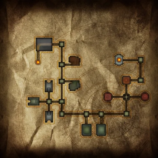 Map of Paros Temple