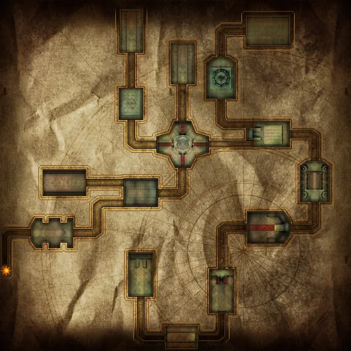 Map of Fedion Temple