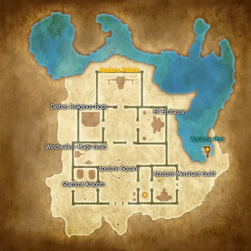 Map of Apulune