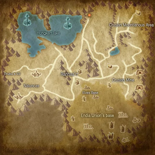 Map of Astenes