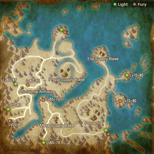 Map of Stable Erde