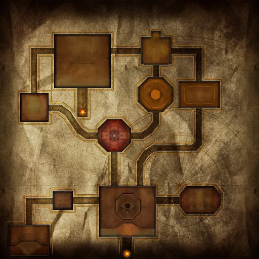 Map of Cornwell's Ruin