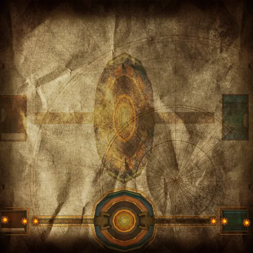 Map of Caelum Sacra Boss Room