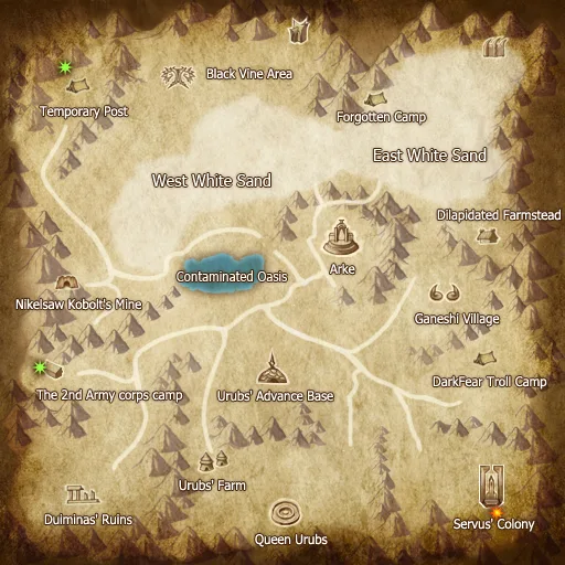 Map of Valdemar Regnum