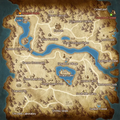 Map of Pantanassa