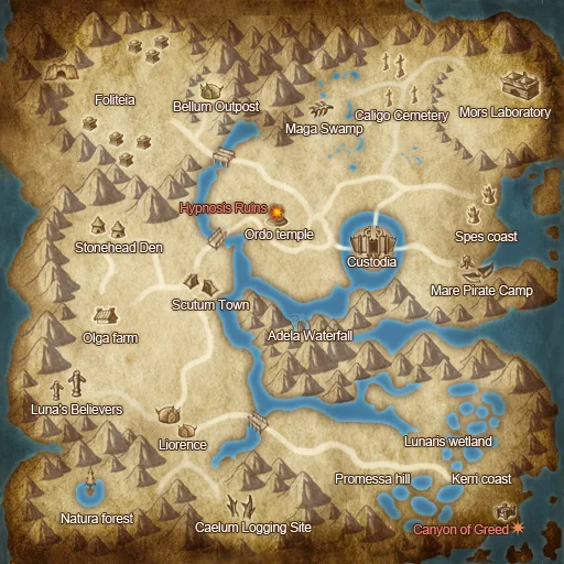 Map of Theodores