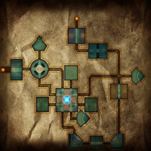 Map of Arcanus Ruins