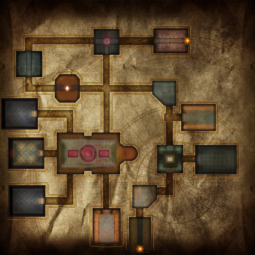 Map of Hypnosis Ruins