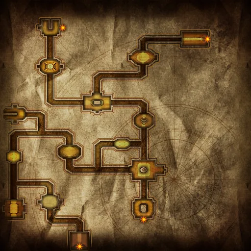 Map of Deep Desert 2